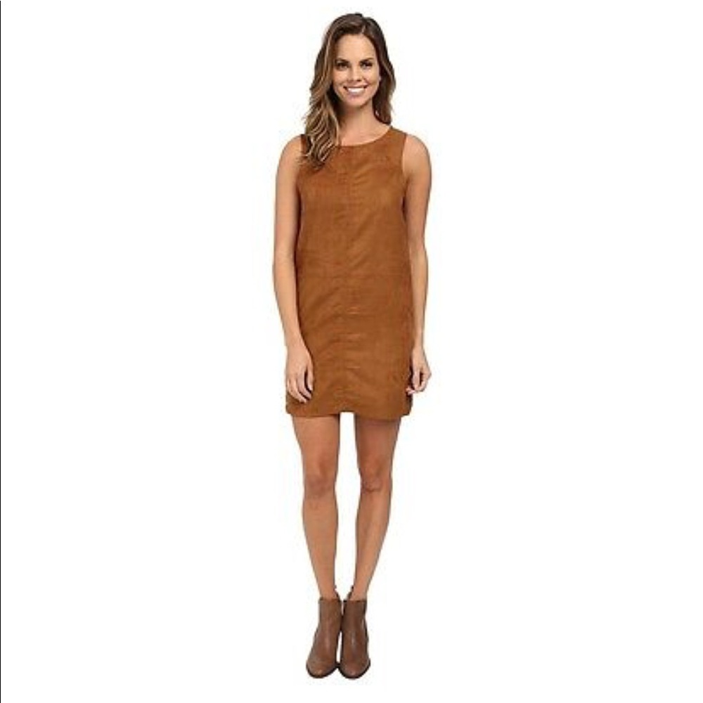 Sanctuary Faux Suede Sleeveless Dress. Sz S, NWT